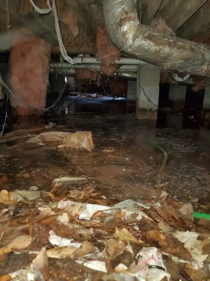 Crawl space flood assessment for Commercial Water Damage Restoration in Park City